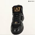 Обувки EA7 Emporio Armani Basket Mid triple black/gold 9