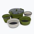 Sea to Summit X-Set 5pc Collapsible Dish Set. AXSET31OL