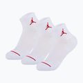 Детски чорапи Nike Air Jordan Jumpman Quarter 3 чифта white
