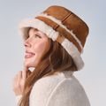 Дамска шапка с периферия EMU Australia Sheepskin chestnut 8