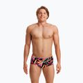 Мъжки бански FUNKY TRUNKS Classic Trunks черен и цветен FT30M71387 4