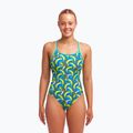 Funkita Diamond Back One Piece дамски бански костюм Blue FS11L7154116 2