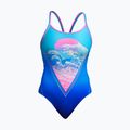 Funkita Diamond Back One Piece дамски бански костюм Blue FS11L7155716