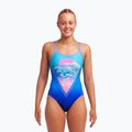 Funkita Diamond Back One Piece дамски бански костюм Blue FS11L7155716 2