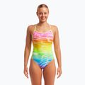 Дамски бански от една част Funkita Diamond Back One Piece lake acid 5