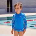 Детски бански с дълъг ръкав Funky Trunks Zippy Rash Vest fin swimming 4