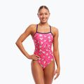 Дамски бански костюм от една част Funkita Single Strap One Piece paper pink 4