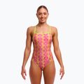 Дамски бански Funkita Single Strap One Piece poison pink 2