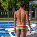 Мъжки боксерки за плуване Funky Trunks Sidewinder Trunks melting mayhem 6