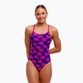 Дамски цял бански костюм Funkita Diamond Secure One Piece pinky palms