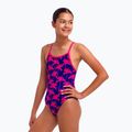 Детски цял бански костюм Funkita Single Strap One Piece pinky palms