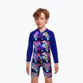 Детски комбинезон UPF 50+ Funky Trunks Go Jump Suit wet wave