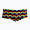 Детски боксерки за плуване Funky Trunks Sidewinder Trunks rainbowie