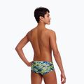 Детски плувни боксерки Funky Trunks Sidewinder Trunks scaled black 2