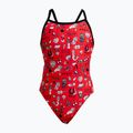 Детски цял бански костюм Funkita Single Strap One Piece scribbles