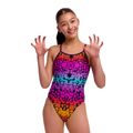 Детски цял бански костюм Funkita Single Strap One Piece wild animal 3