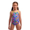Детски цял бански костюм Funkita Printed One Piece zesty besty 2