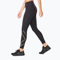 Дамски клинове за тренировка 2XU Force Mid-Rise Compression black and gold WA5367B 2