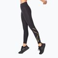 Дамски клинове за тренировка 2XU Force Mid-Rise Compression black and gold WA5367B 3