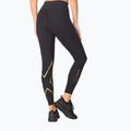 Дамски клинове за тренировка 2XU Force Mid-Rise Compression black and gold WA5367B 4