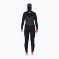 Дамски неопренов костюм за плуване Rip Curl Flashbomb 6/4 mm Hooded Chest Zip Steamer black 2