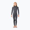 Детски неопренов костюм за плуване Rip Curl Dawn Patrol Back Zip 4/3mm GB Jr charcoal grey