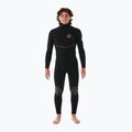 Мъжки неопренов костюм за плуване Rip Curl Flashbomb Fusion 5/4 mm Hooded Zip Free black 3