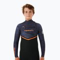 Rip Curl Flashbomb 4/3 mm Chest Zip purple night детска пяна за плуване 4