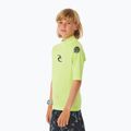 Rip Curl Brand Wave UPF Rash Vest детска блуза за плуване лайм 4
