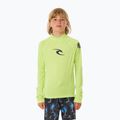 Rip Curl Brand Wave UPF Rash Vest детска плувна жилетка с дълъг ръкав lime