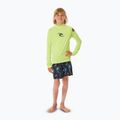 Rip Curl Brand Wave UPF Rash Vest детска плувна жилетка с дълъг ръкав lime 2