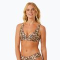 Горнище на бански костюм Rip Curl Sea Of Dreams Revo Halter brown 3