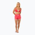 Дамски къси панталони за плуване Rip Curl Retro Volley 3" с висока талия, червен хибискус 2