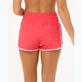 Дамски къси панталони за плуване Rip Curl Retro Volley 3" с висока талия, червен хибискус 3