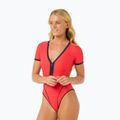 Дамски сърф костюм Rip Curl Bomba Cheeky червен 4