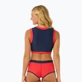 Rip Curl Coco Жилетка с къс ръкав Горна част на бански костюм червено/тъмно синьо 3