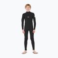 Детски неопренов костюм за плуване Rip Curl Dawn Patrol 3/2 mm Back Zip black