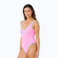 Цял бански костюм Rip Curl Surf Puff light pink 5
