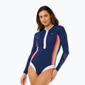 Дамски цял костюм за плуване  Rip Curl Surf Stripe UPF Surf Suit dark navy 4