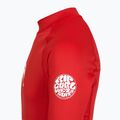 Детска тениска за плуване Rip Curl Waves Upf lava red 5