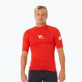 Мъжка тениска за плуване Rip Curl Waves Upf Perf lava red