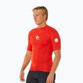 Мъжка тениска за плуване Rip Curl Waves Upf Perf lava red 4