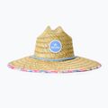 Дамска шапка с периферия Rip Curl Mixed Straw Sun blue