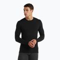 Дълъг ръкав термоактивен мъжки icebreaker Merino 150 Anatomica Crewe черен