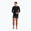 Дълъг ръкав термоактивен мъжки icebreaker Merino 150 Anatomica Crewe черен 2