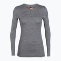 Дамска термоактивна блуза icebreaker 200 Oasis Crewe gritstone heather 5