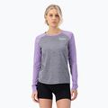 Дамска термоактивна блуза Mons Royale Icon Raglan grey heather/ lupin