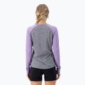 Дамска термоактивна блуза Mons Royale Icon Raglan grey heather/ lupin 3