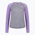 Дамска термоактивна блуза Mons Royale Icon Raglan grey heather/ lupin 4