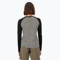 Дамска термоактивна блуза Mons Royale Icon Raglan mr stripe/black 2